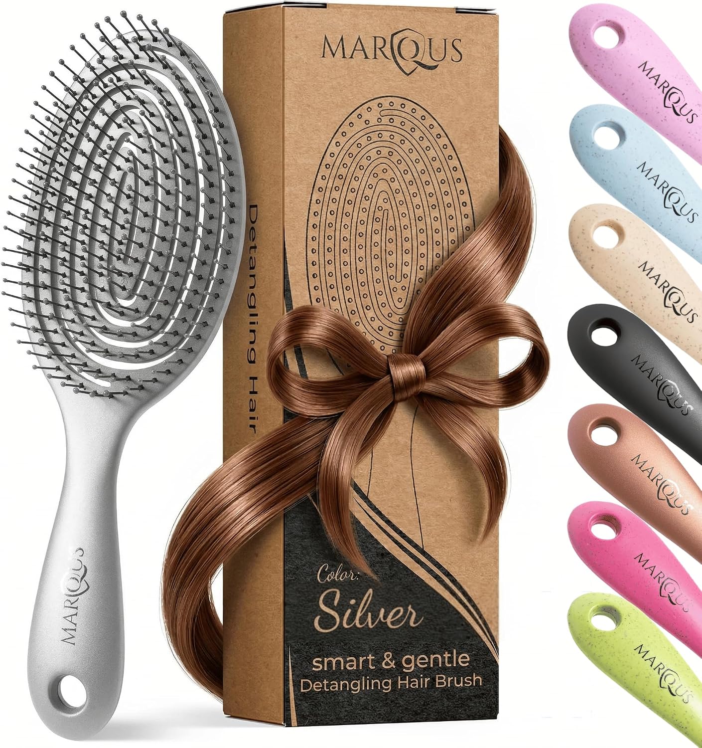 Detalle de marQus Spazzola Districante per Capelli - Biodegradabile, Vegana e Bio-friendly