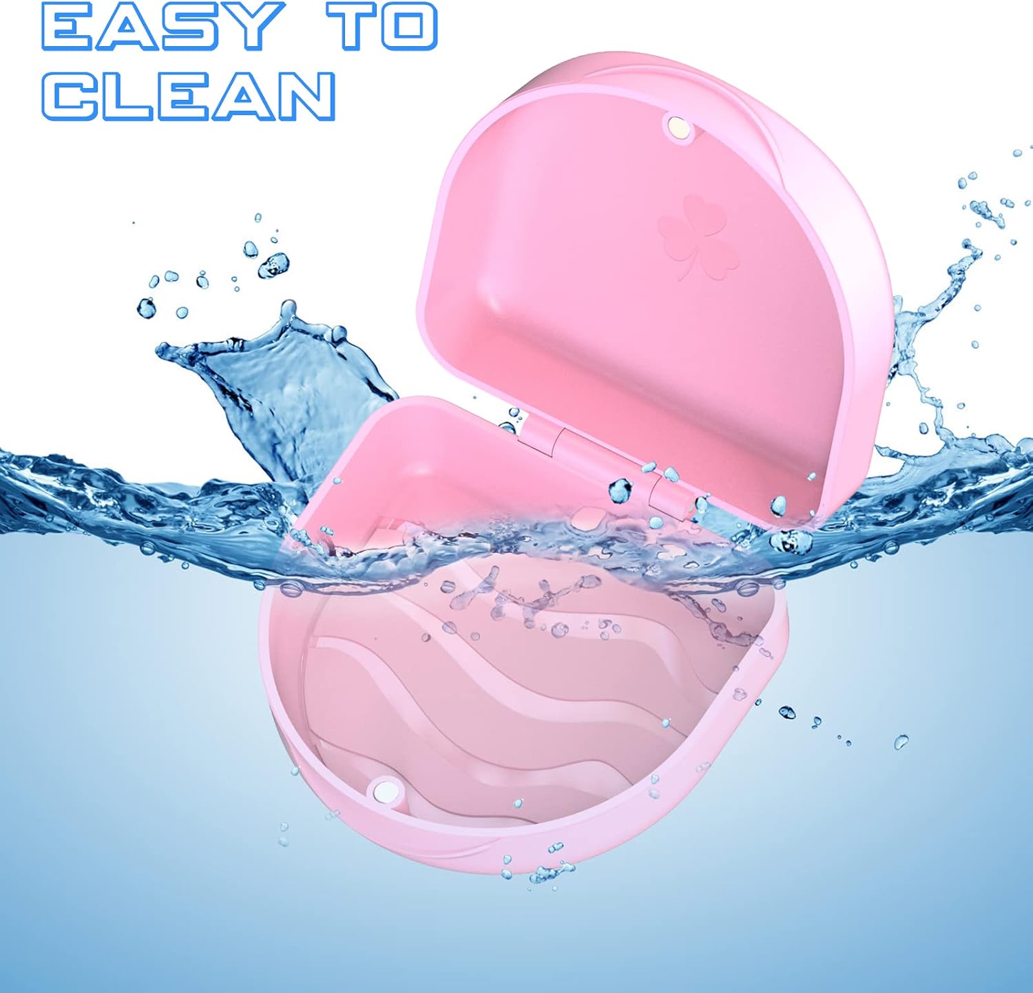 Detalle 2 de ARGOMAX Magnetic Retainer Case, Pink PP Hard Shell with Textured Interior