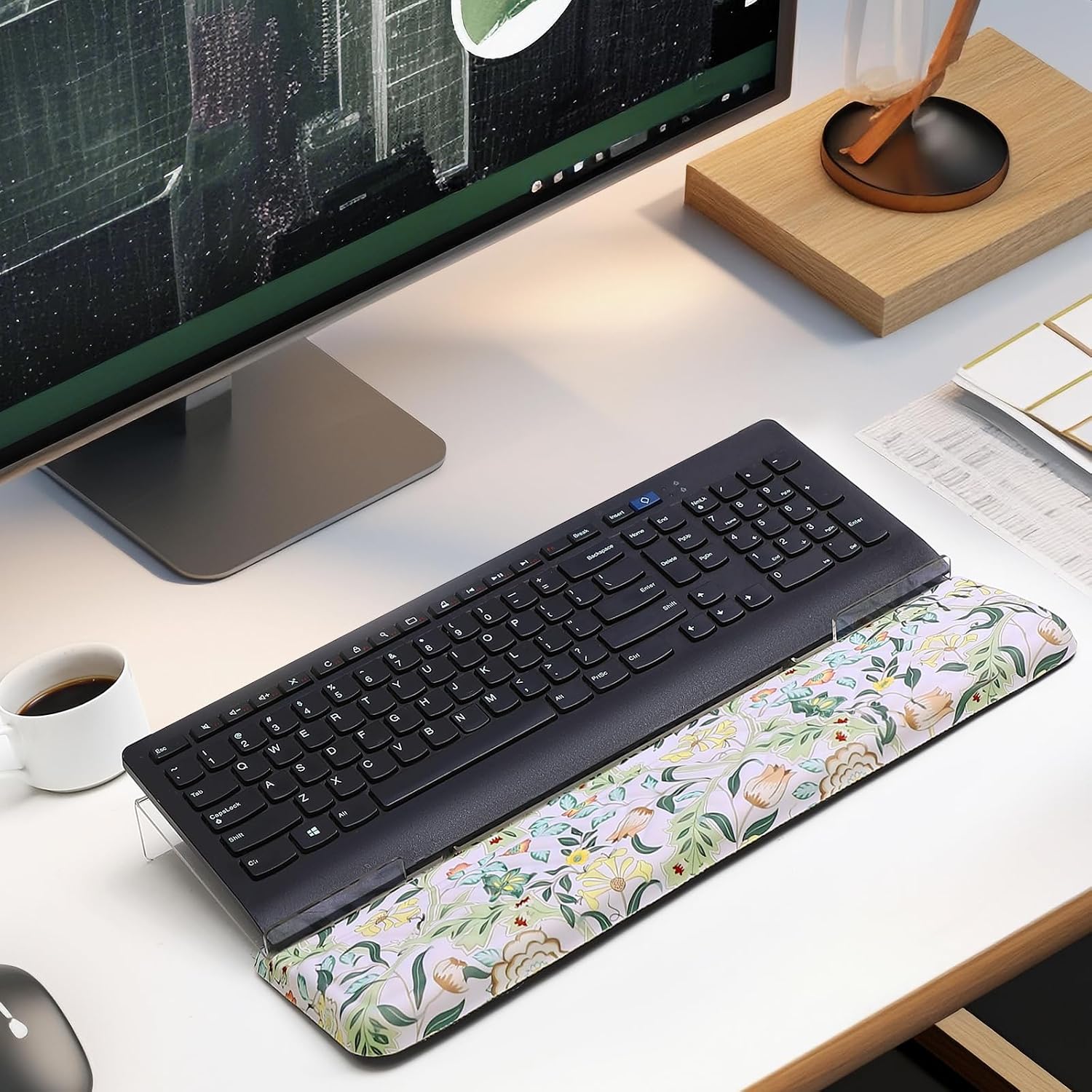 Detalle de MEGREZ Keyboard Stand with Acrylic Riser