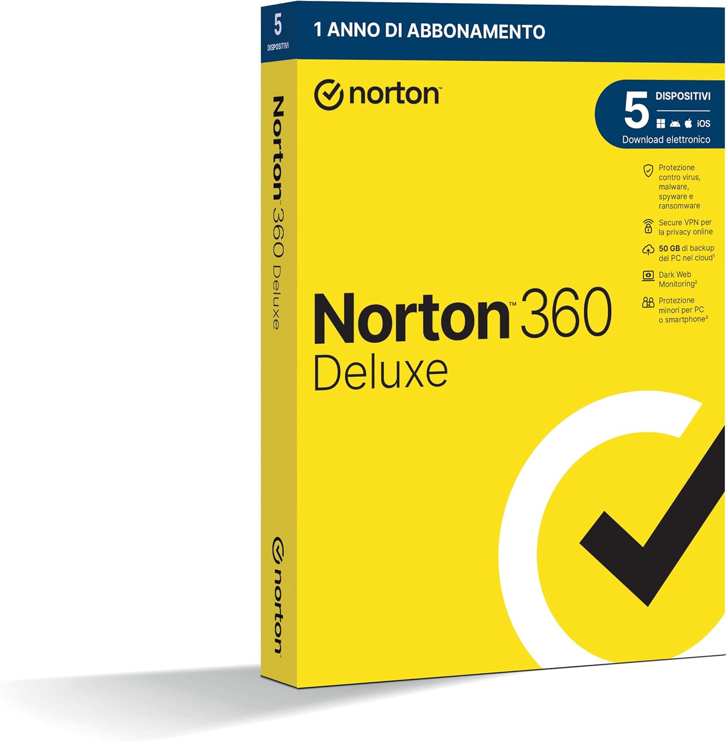 Thumbnail 6 de Norton 360 Deluxe 2026 – Antivirus per 5 dispositivi, download digitale