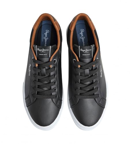 Thumbnail 2 de Pepe Jeans Kenton Court en negro: zapatillas con interior de piel