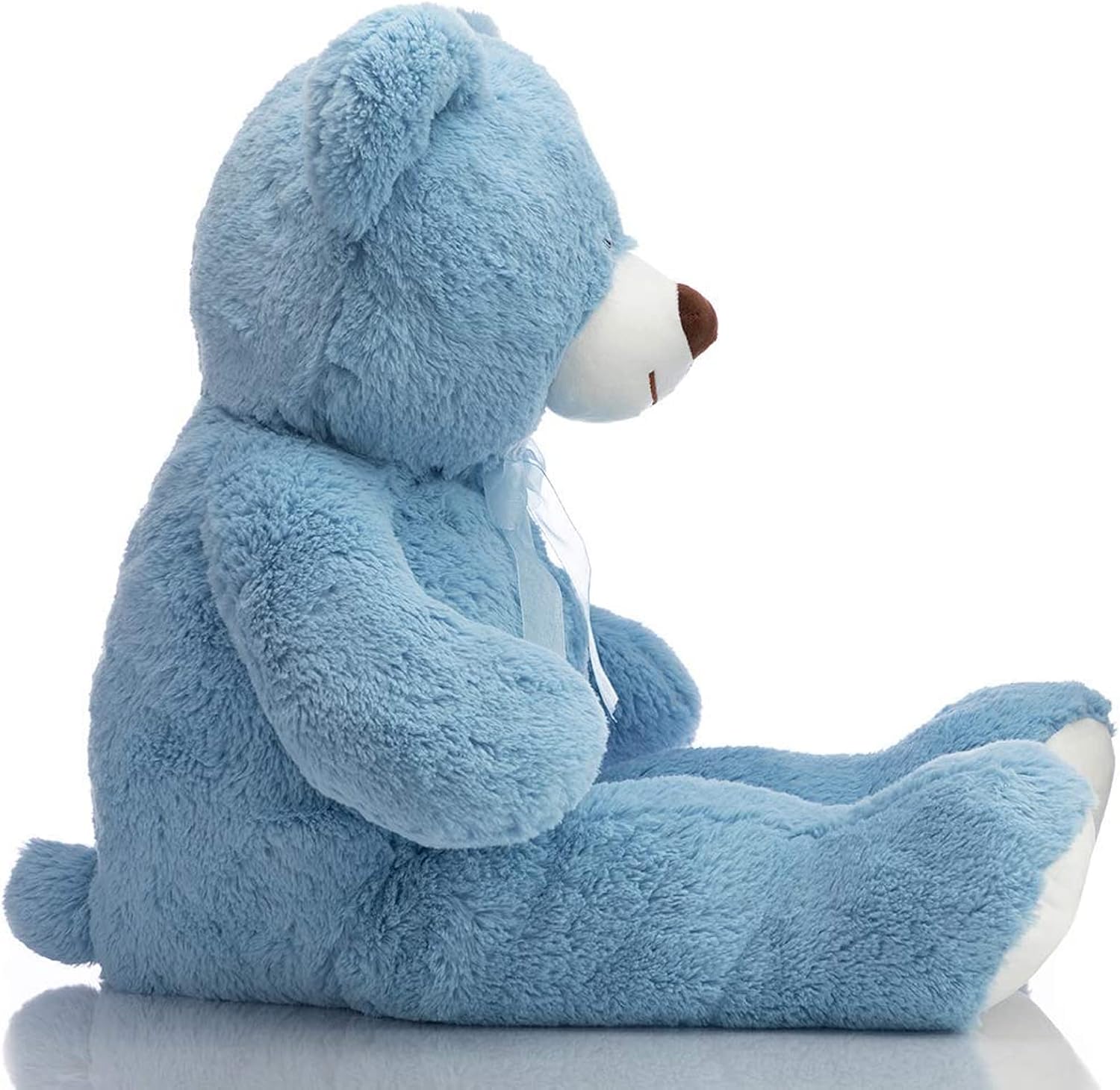 Thumbnail 6 de BEJOY Ours en Peluche Bleu Clair 90 cm – Grand Doudou câlin pour tous les âges