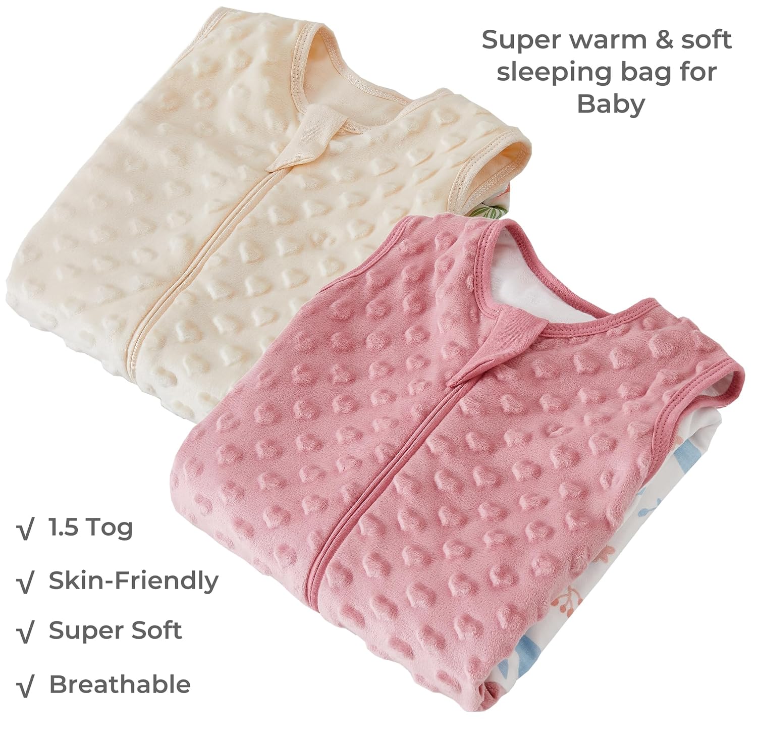 Thumbnail 1 de Chilsuessy Baby Schlafsack 1.5 TOG 2er Set