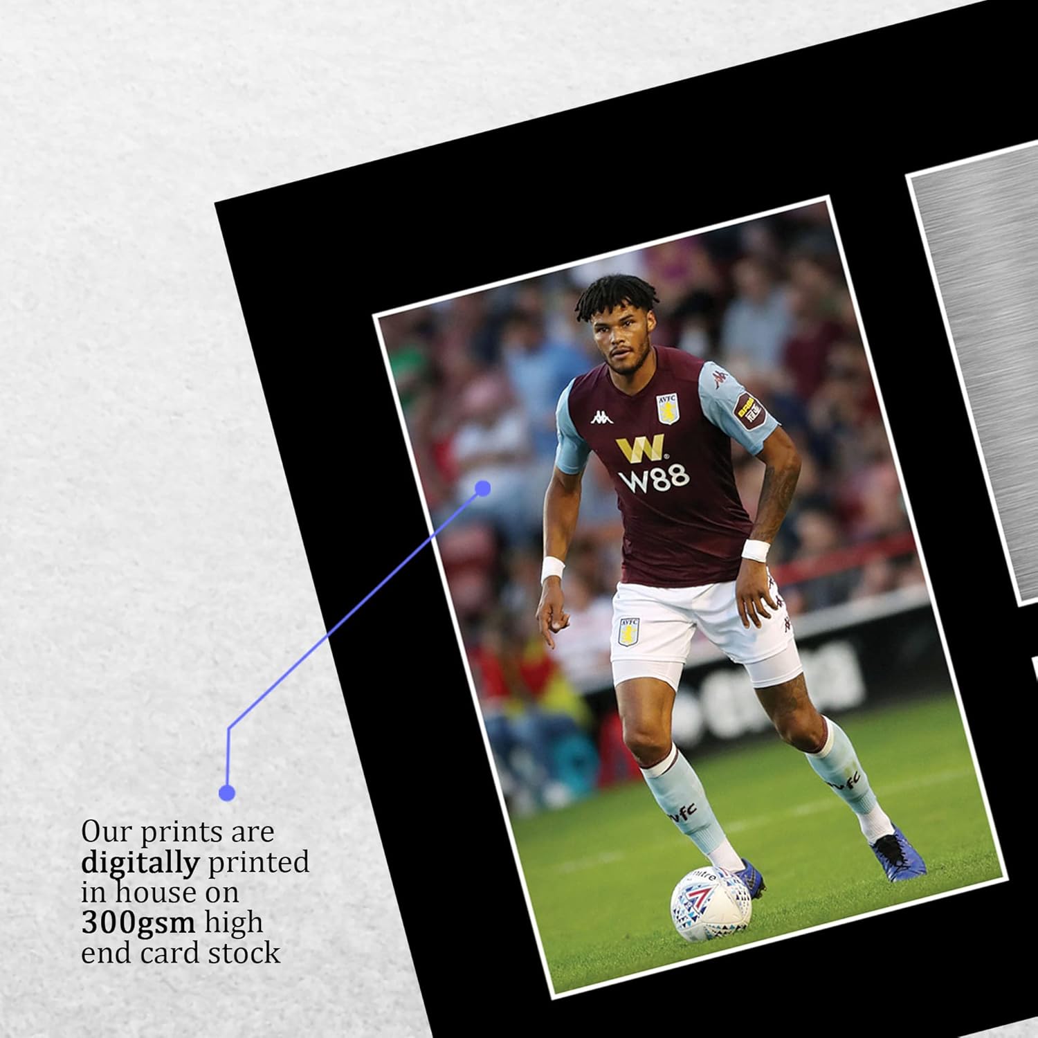 Thumbnail 3 de HWC Trading A4 Tyrone Mings Aston Villa signed autograph picture (printed display) for football fans