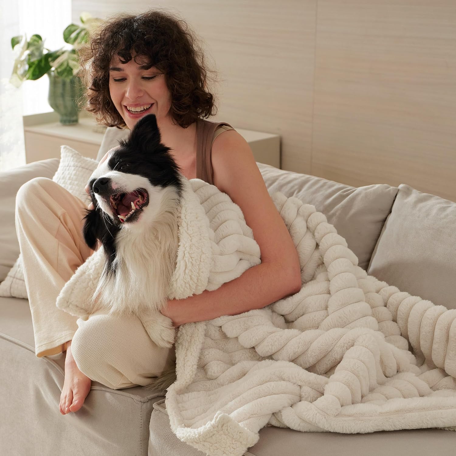 Detalle 2 de Bedsure Waterproof Dog Blanket 50x60