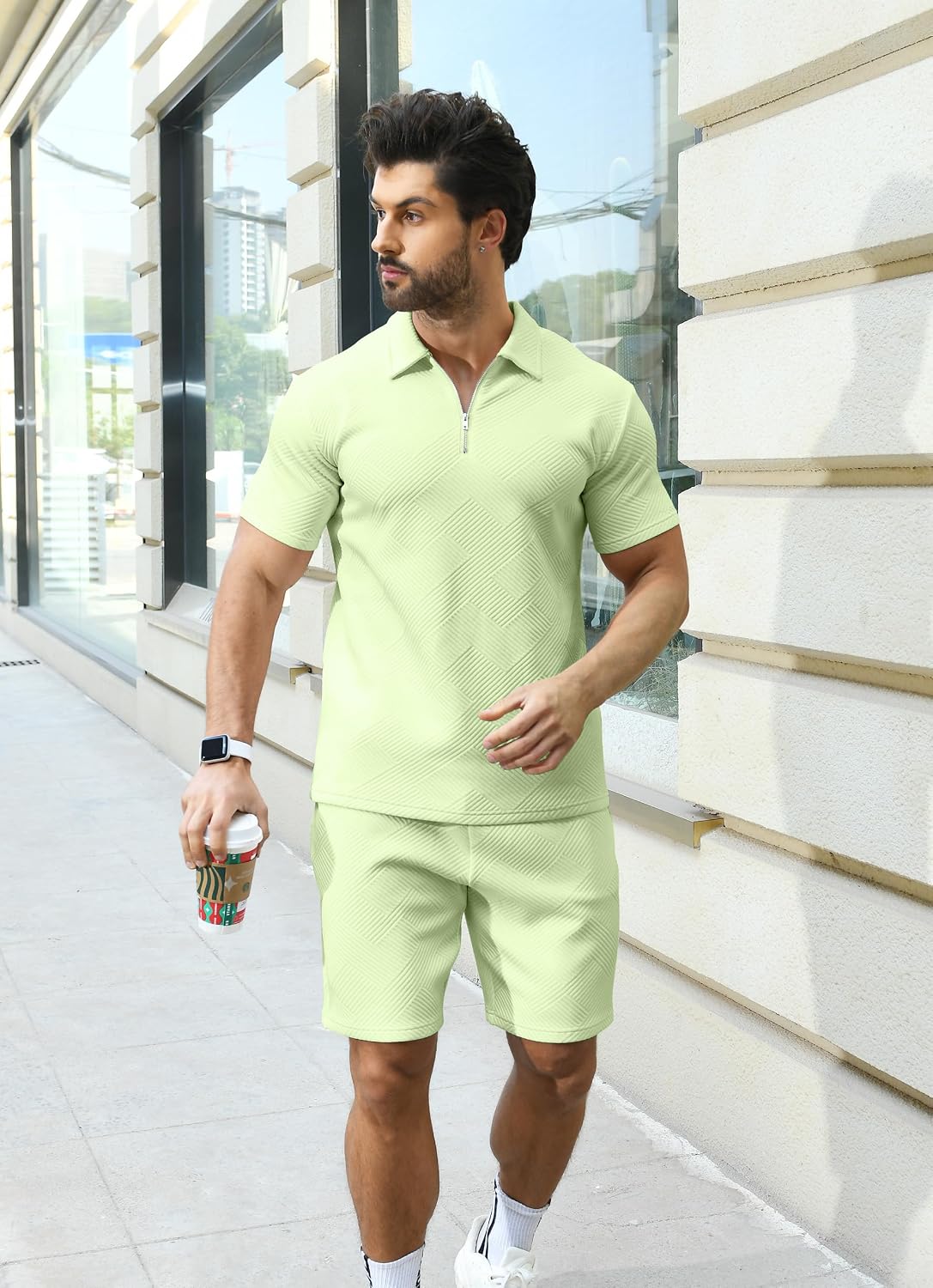 Detalle 1 de KUYIGO ensemble polo et short 2 pièces
