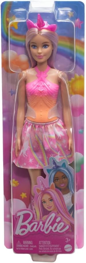 Detalle 2 de Barbie Bambola sirene e unicorni HRR13