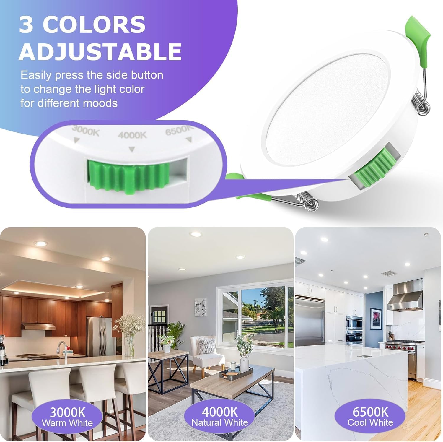 Detalle de Mizlay 12PCS 5W LED Recessed Downlights