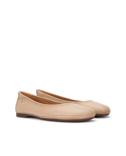 Detalle 2 de Pikolinos Carmona – Bailarinas Mujer en Cuero Beige