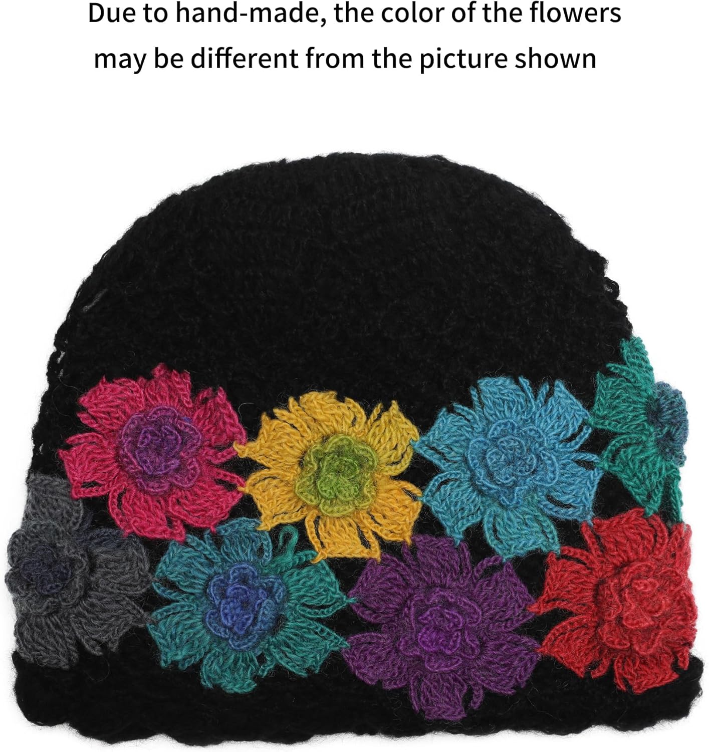 Thumbnail 1 de ZLYC Damen Winter Vintage Wolle Strickmütze Beanie Bowler Hut im Cloche-Stil