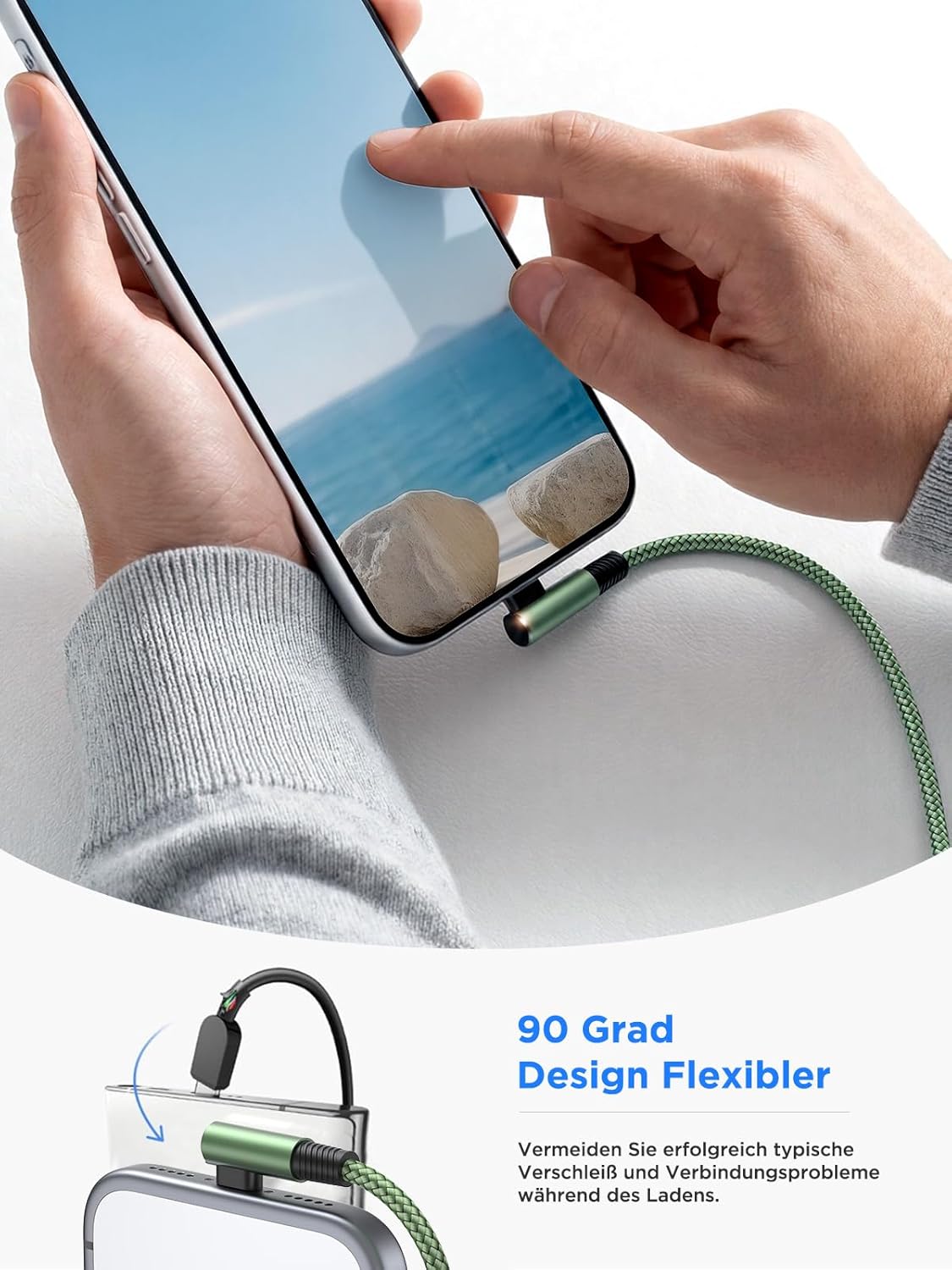 Thumbnail 2 de USB-C auf USB-C Kabel (2 m / 3er-Set) für schnelles Laden & Datenübertragung