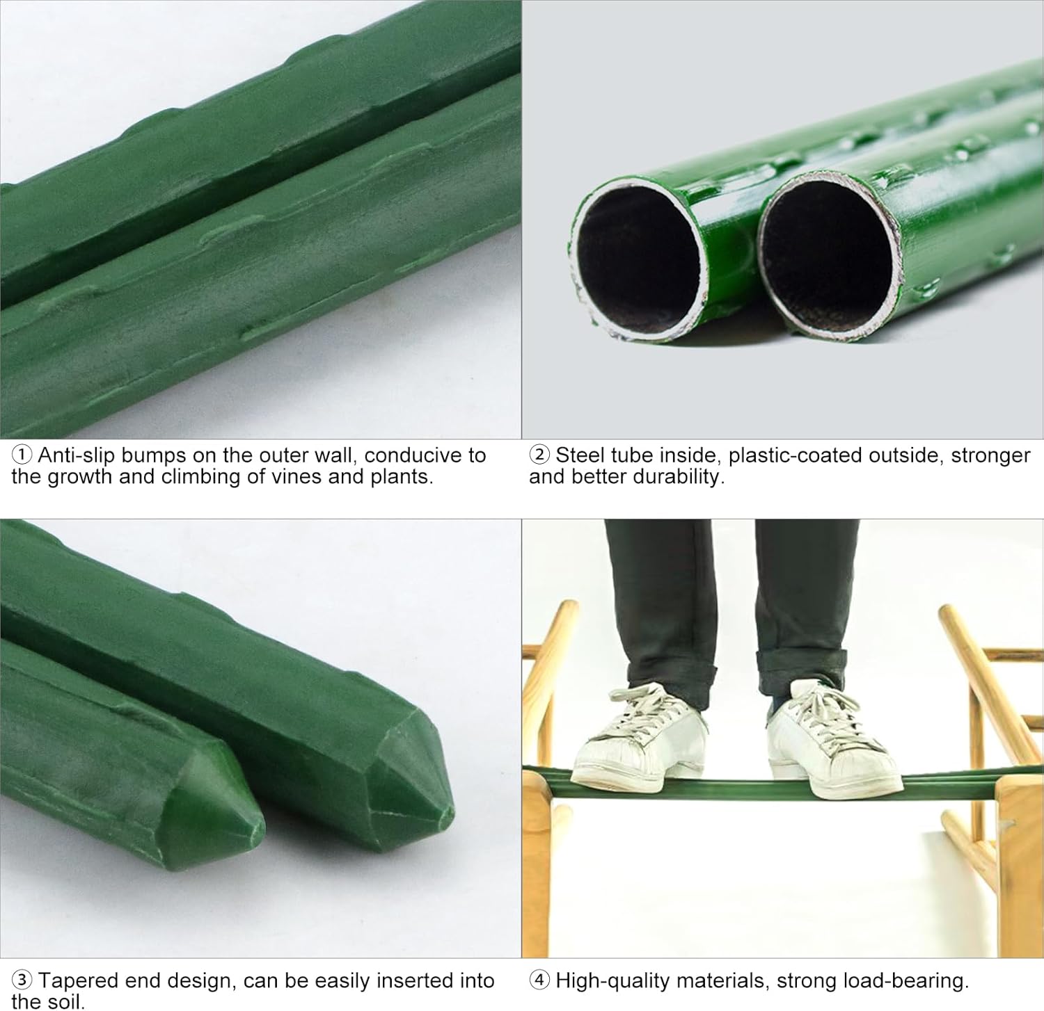 Thumbnail 2 de VonLux 40cm 30Pcs Plant Stakes Kit with Trellis Connector Clips and Plant Ties