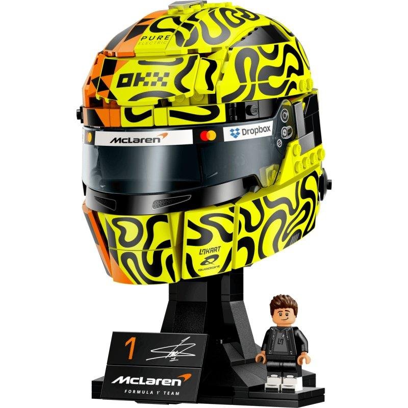Detalle 2 de LEGO Editions McLaren Mastercard F1 Team Casco de Lando Norris 43023 – 793 piezas
