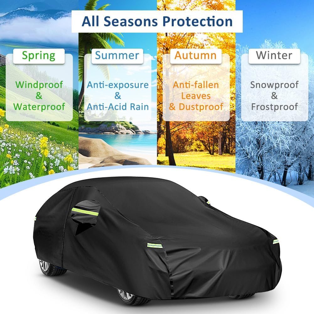Detalle 2 de Sailnovo Sedan Car Cover 178–185 in Waterproof