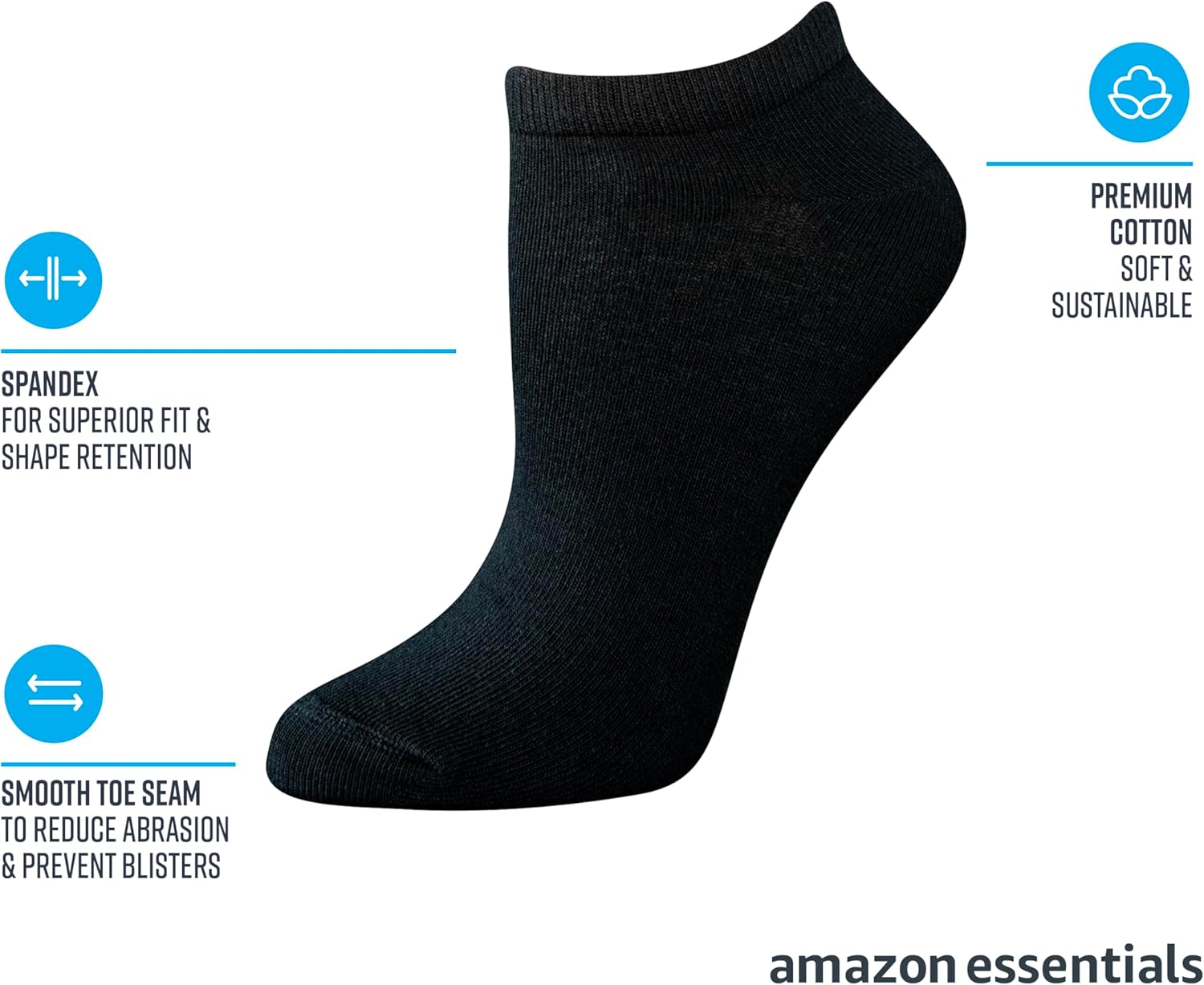 Thumbnail 2 de Amazon Essentials Damen lässige Low-Cut-Socken (leicht), 6 Paar im Pack