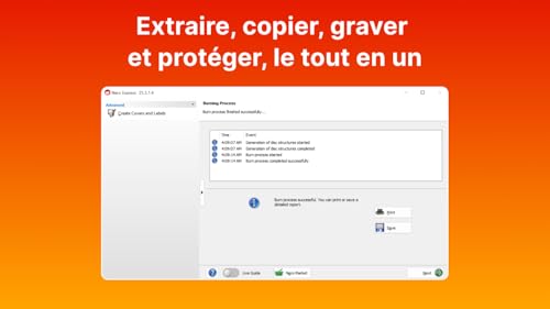 Detalle de Nero Copie et Gravure DVD 2026 – Nero Burning ROM, Licence à Vie (1 PC) pour Windows