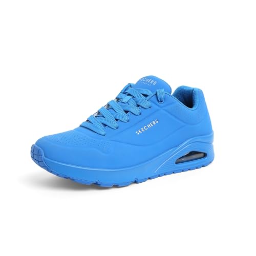 Thumbnail 6 de Skechers Men's Uno Stand on Air Sneaker – Blue Durabuck Mesh, 11 UK
