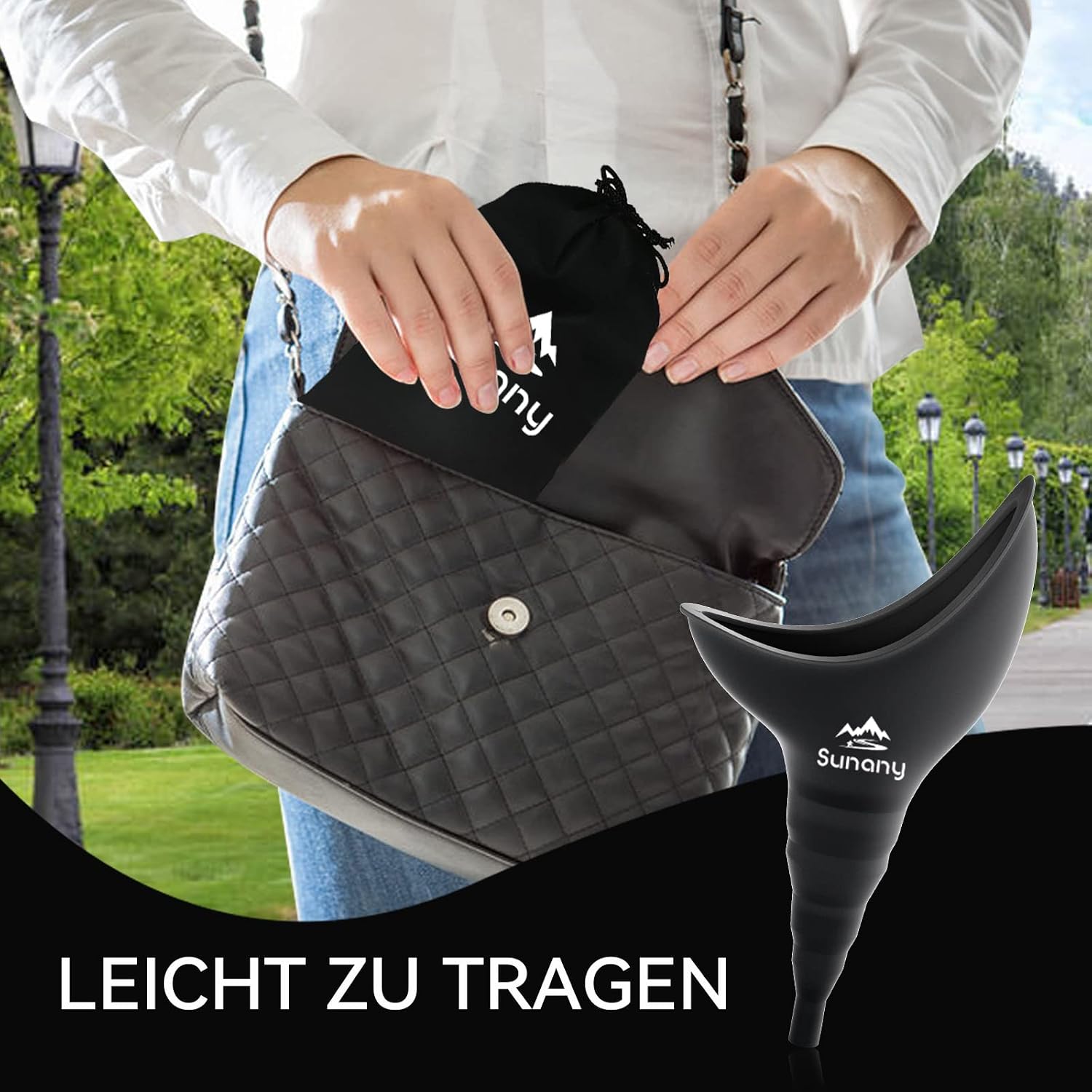 Detalle 2 de Sunany Urinella für Frauen Silikon, tragbar