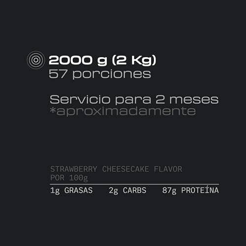 Thumbnail 8 de Beverly ISOLATE CFM – Proteína aislada de suero premium (30 g) para desarrollo muscular, 2 kg, Strawberry Cheesecake