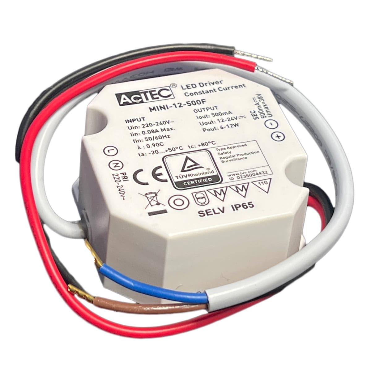 Thumbnail 6 de A2ZWORLD Led Driver 6W 350mA 9-17V IP65 – Alimentatore LED a Corrente Costante per Strisce