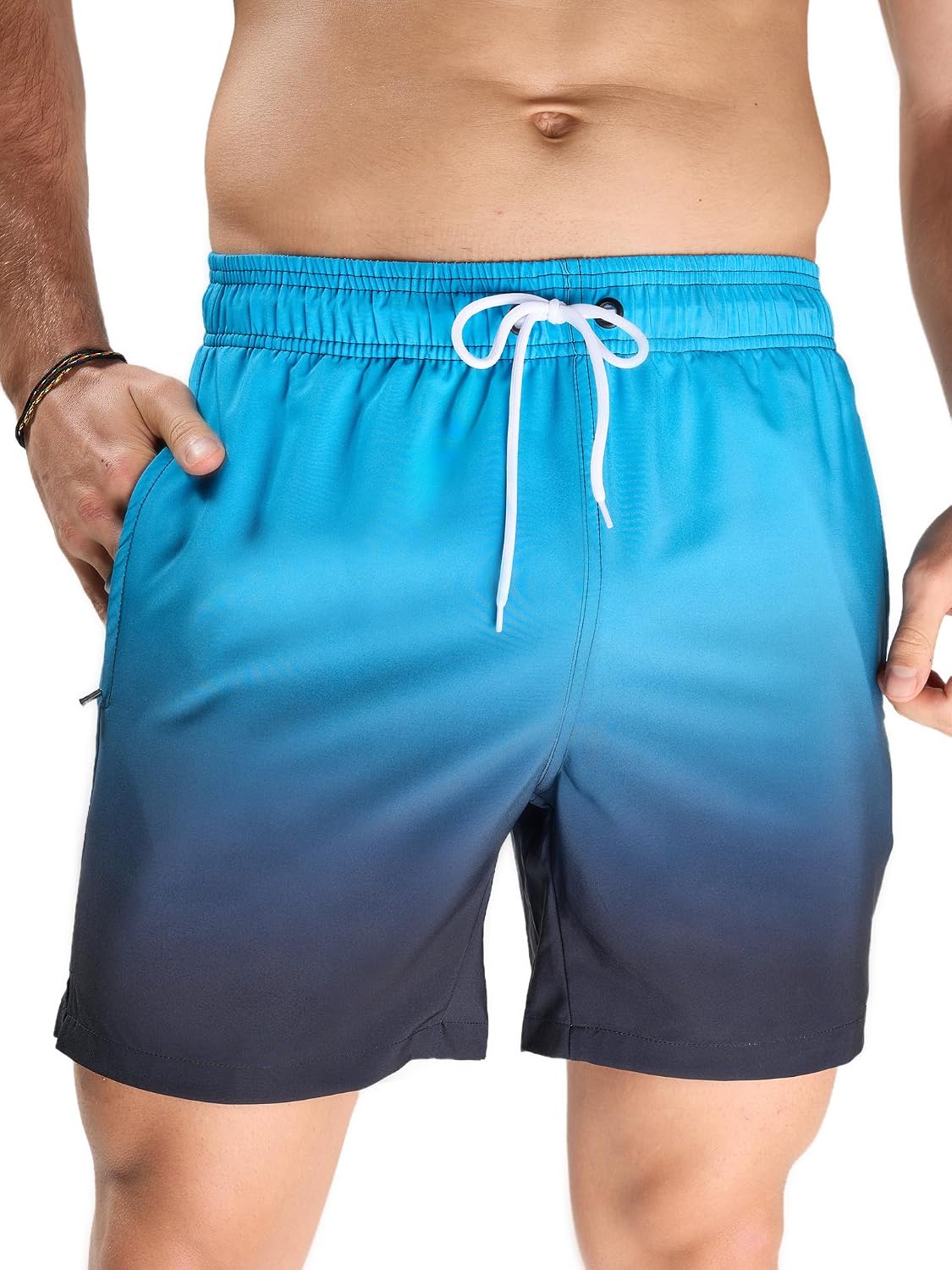 Detalle de Arcweg Herren Badeshorts mit Ultralight Badehose – Schnelltrocknend, atmungsaktiv und vielseitig
