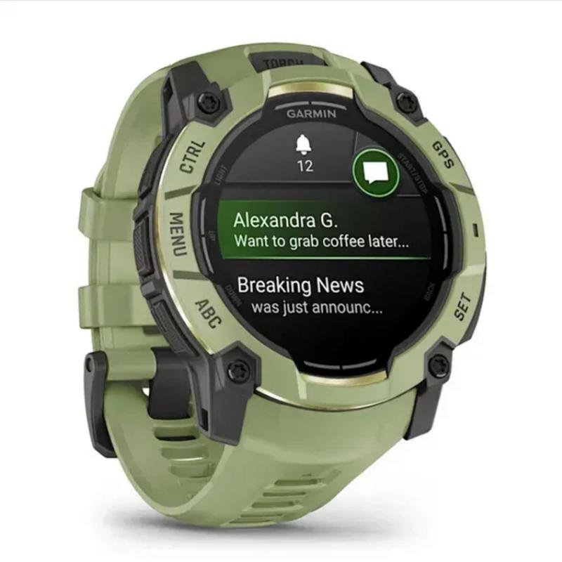 Detalle 2 de Garmin Instinct 3 AMOLED: reloj deportivo robusto con GPS y pantalla AMOLED 1,3