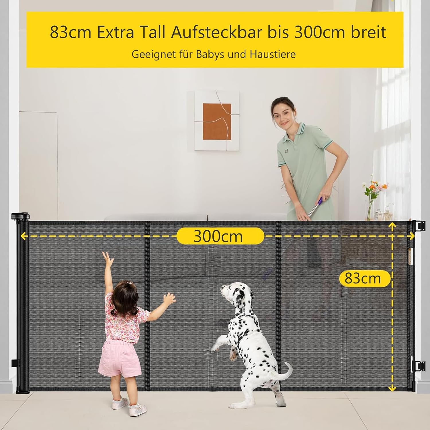 Thumbnail 3 de Treppenschutzgitter Ausziehbar 300 cm