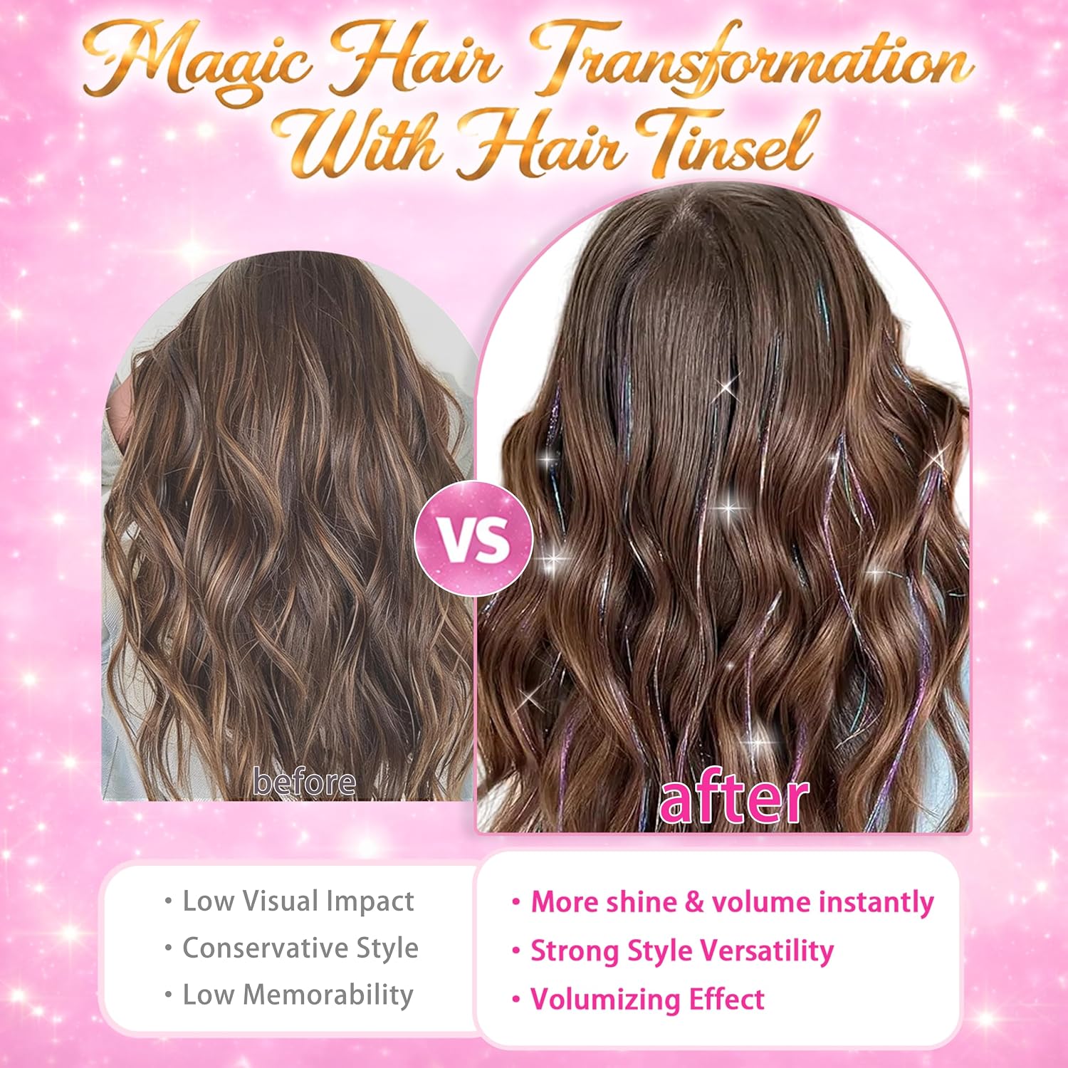 Thumbnail 6 de Hair Tinsel 22-Color Fairy Hair Kit with 8800 Strands and Tools