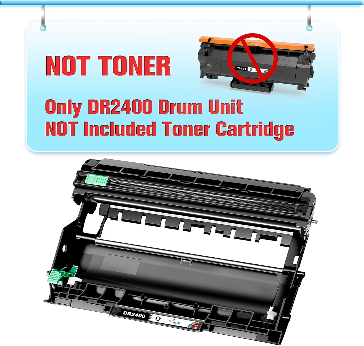 Detalle 2 de DR2400 Drum Unit (2-Pack) – Compatible for Brother Laser Printers
