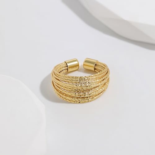 Detalle 2 de Meissa Anello Regolabile Donna – Argento 925 e opzioni Oro, regalo elegante con confezione
