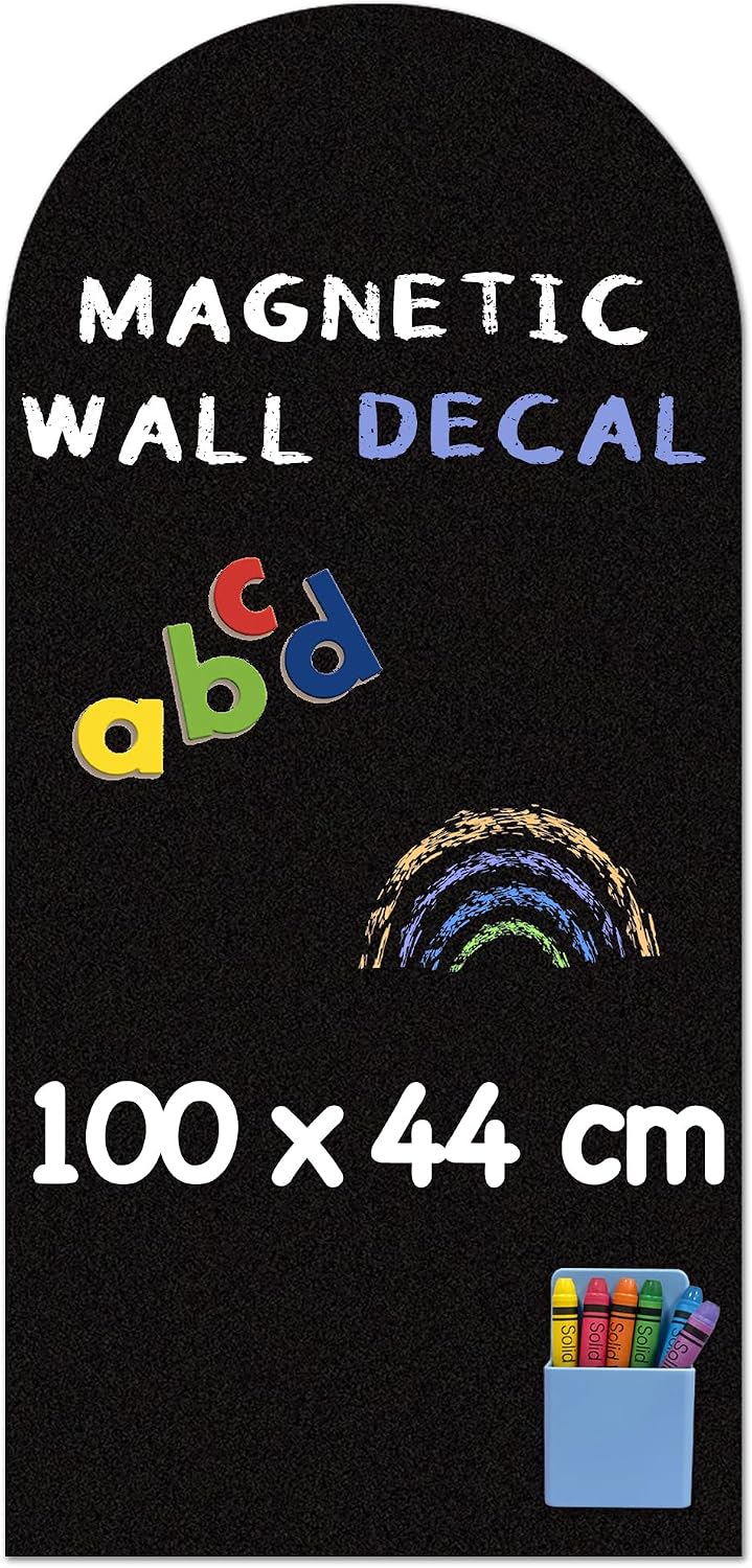 Thumbnail 6 de HeatPomelo Magnetic Wall Sticker — Arch 100 x 44 cm, Matte Blackboard Surface (Celadon)