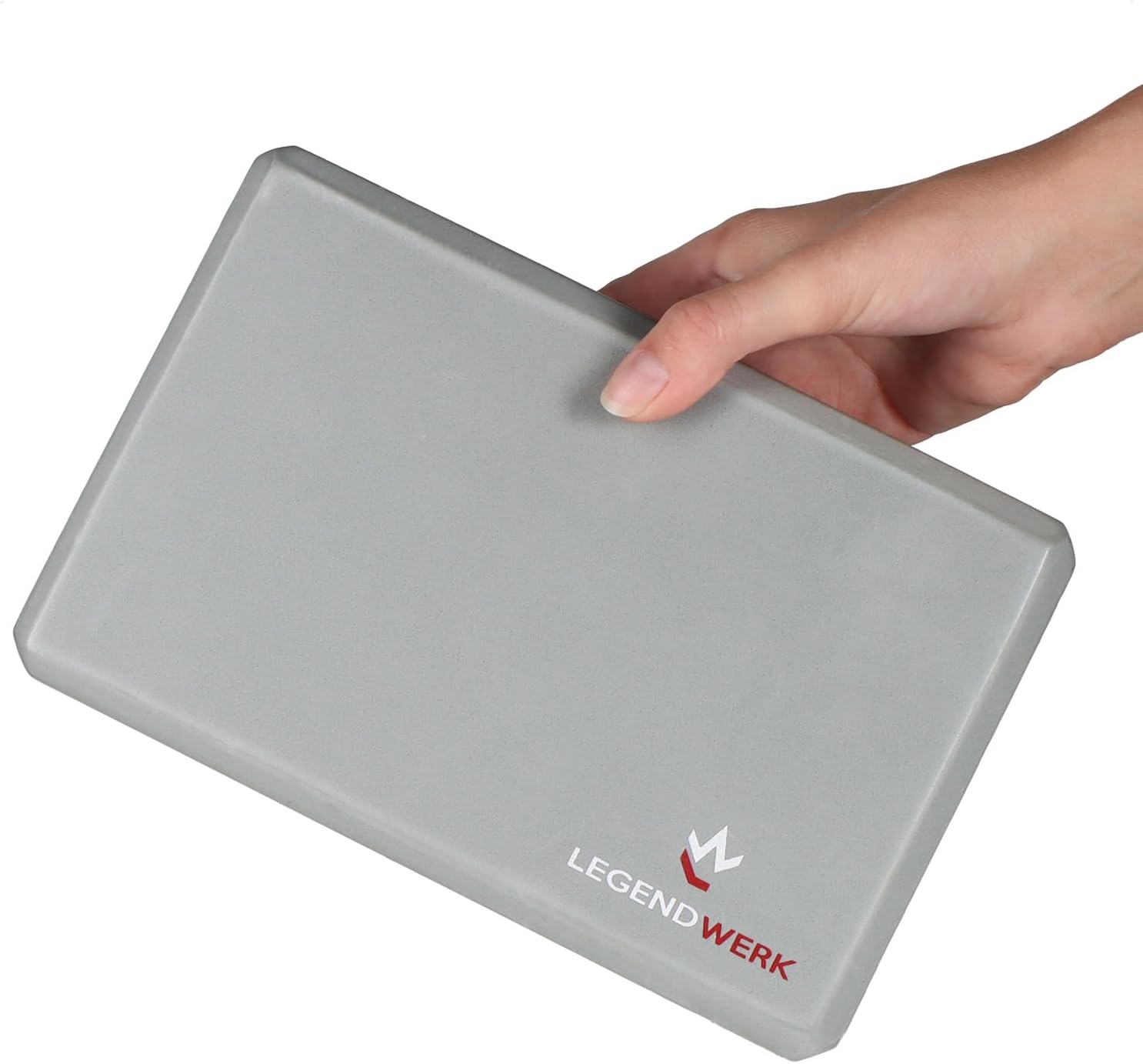 Detalle de Legendwerk Yoga Block robusto e antiscivolo – confezione doppia in EVA, 23x15x7,5 cm