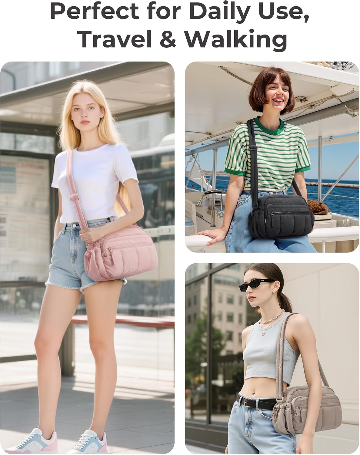 Thumbnail 1 de bagsmart Crossbody Bag for Women 0.6lb