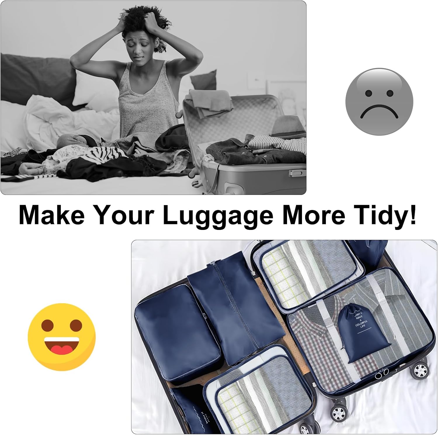 Thumbnail 3 de Koffer Organizer Set 10-teilig für Reisen
