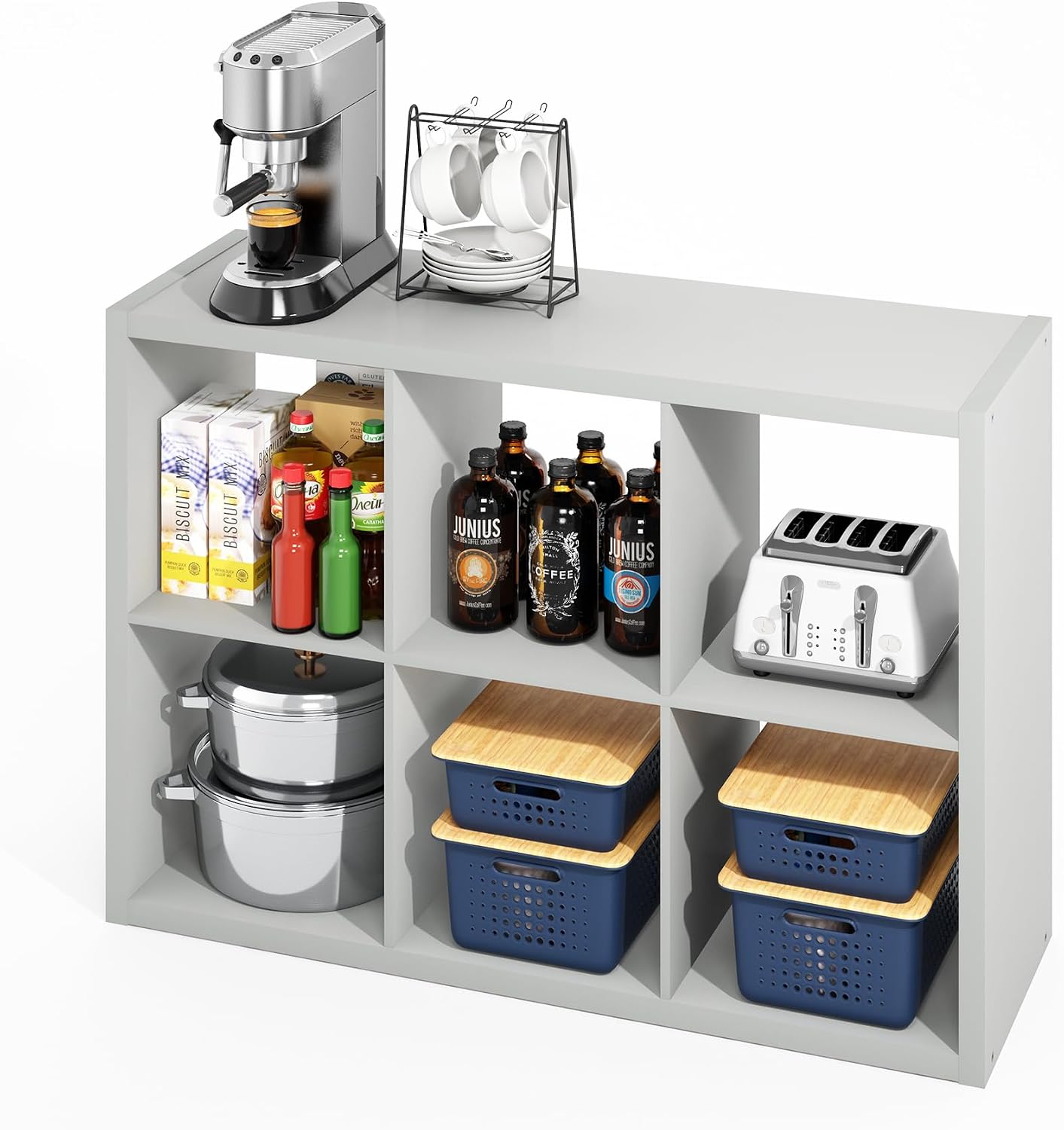 Thumbnail 4 de Furinno Kitchen Island 6-Cube