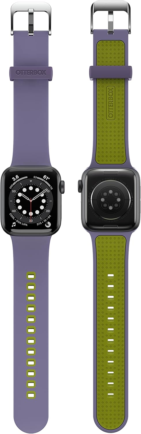 Detalle de OtterBox All Day: Cinturino in silicone per Apple Watch Series 10/9/8/7/6/SE (2ª gen/SE 1ª gen/5/4) – morbido al tatto e resistente all'usura