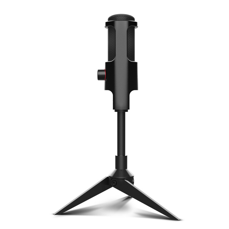 Detalle 2 de Ozone REC X50: Micrófono de condensador para streaming y locución en negro