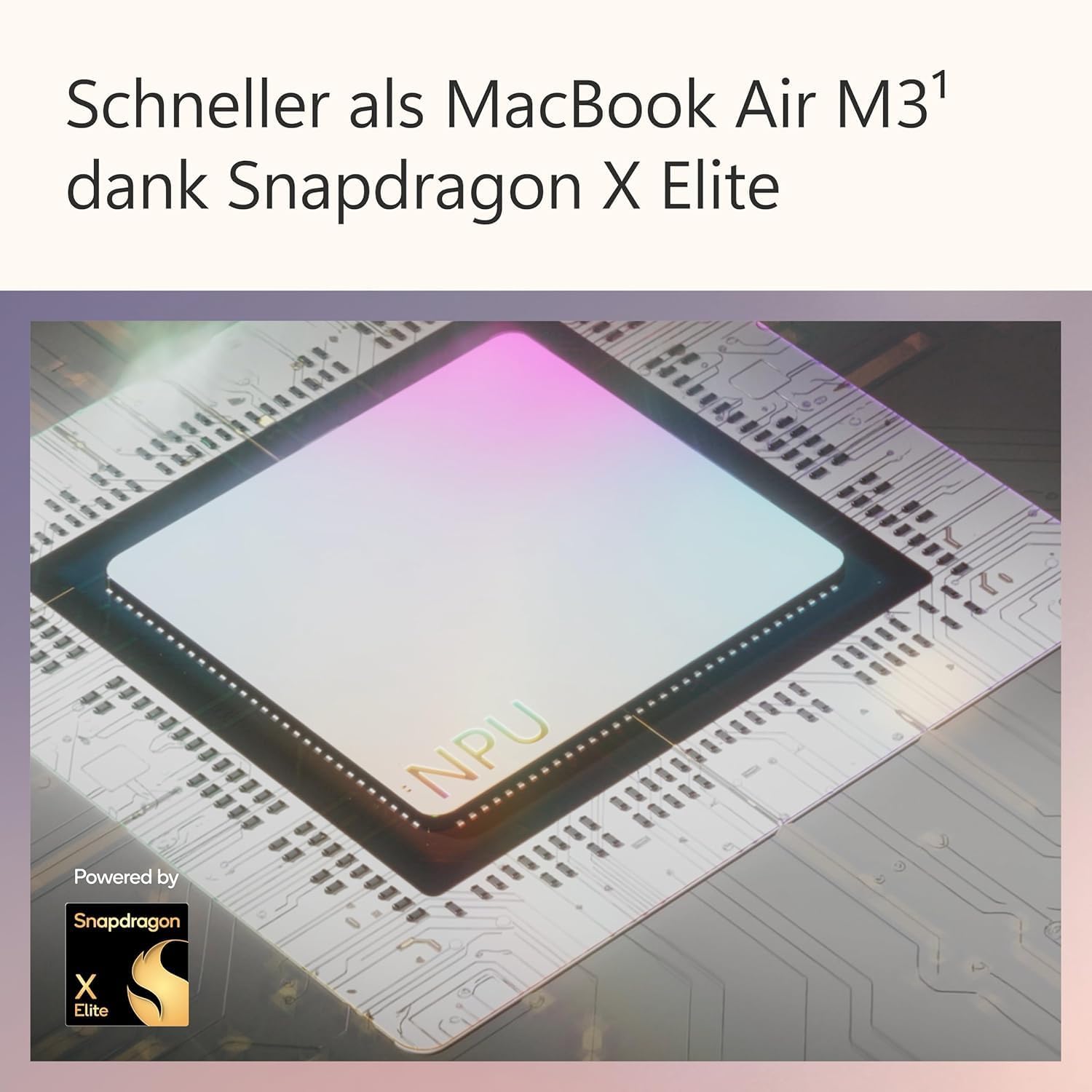 Thumbnail 2 de Microsoft Surface Laptop, 13.8" – Snapdragon X Elite, 16GB RAM, 512GB SSD, Copilot+ PC, Schwarz, Windows 11 Home, 7. Edition