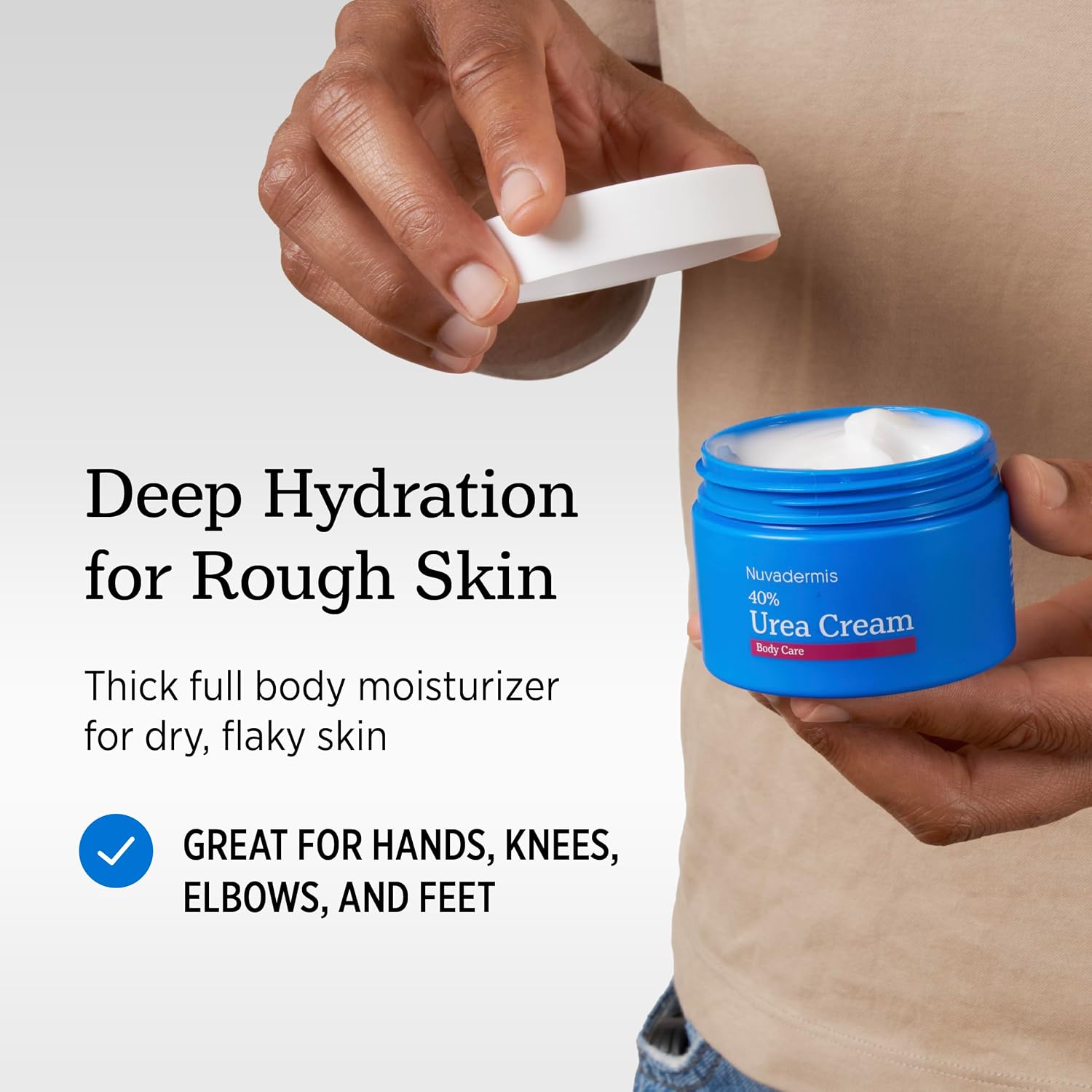 Thumbnail 1 de NUVADERMIS 40% Urea Cream — Intensive Full-Body Moisturizer for Extremely Dry Skin