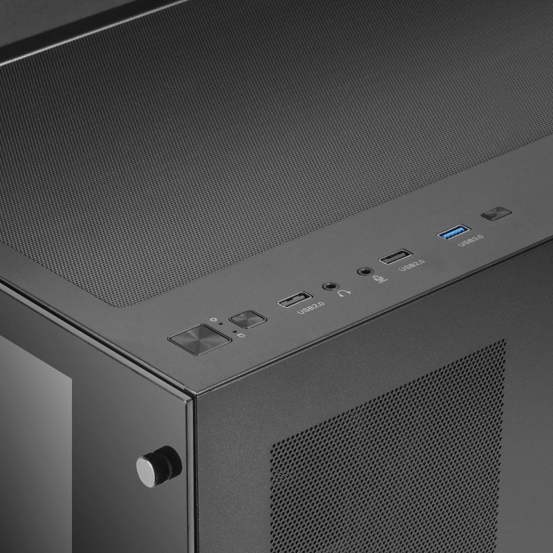Detalle de Mars Gaming MCV3 Torre XXL E-ATX Cristal templado frontal y lateral 3.0 Negro
