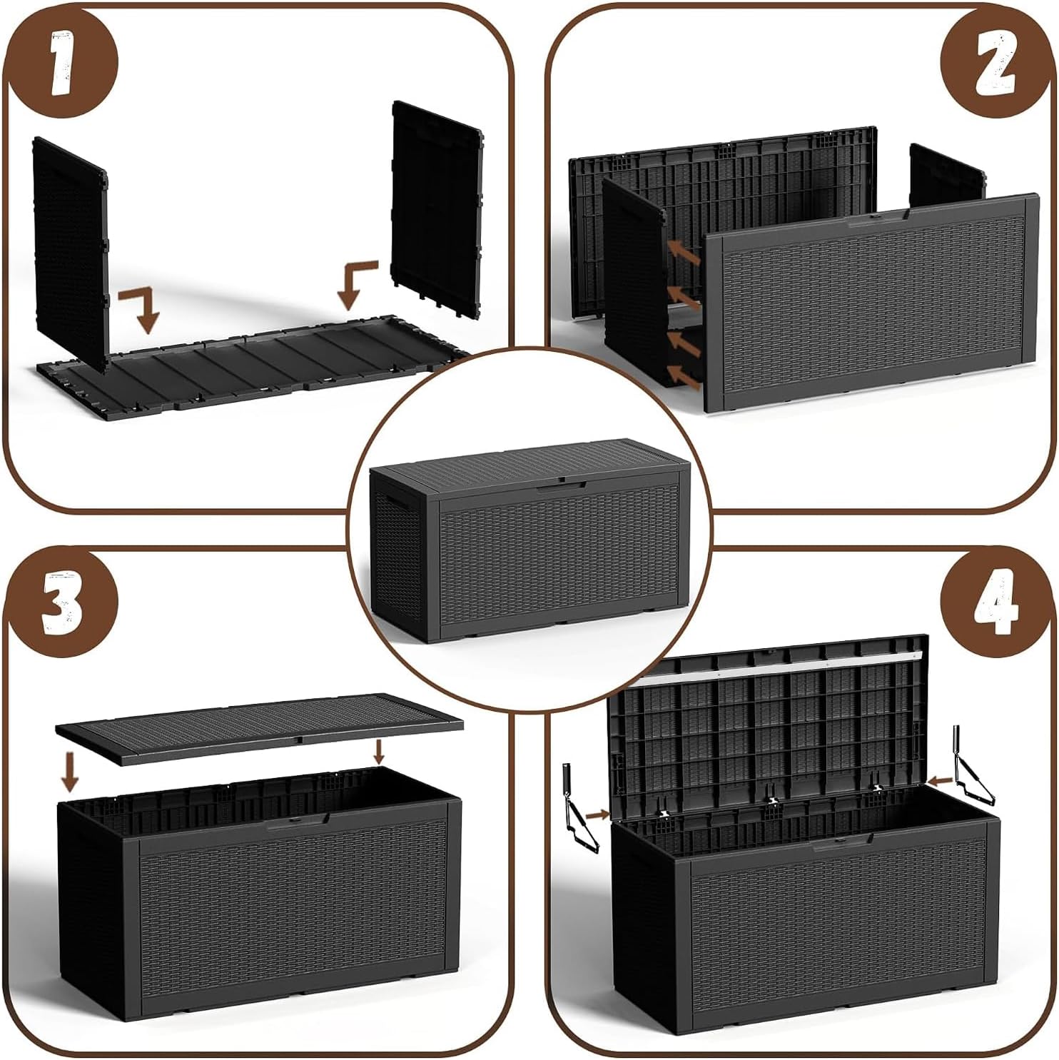 Thumbnail 6 de PatioZen Deck Box 170 Gallon