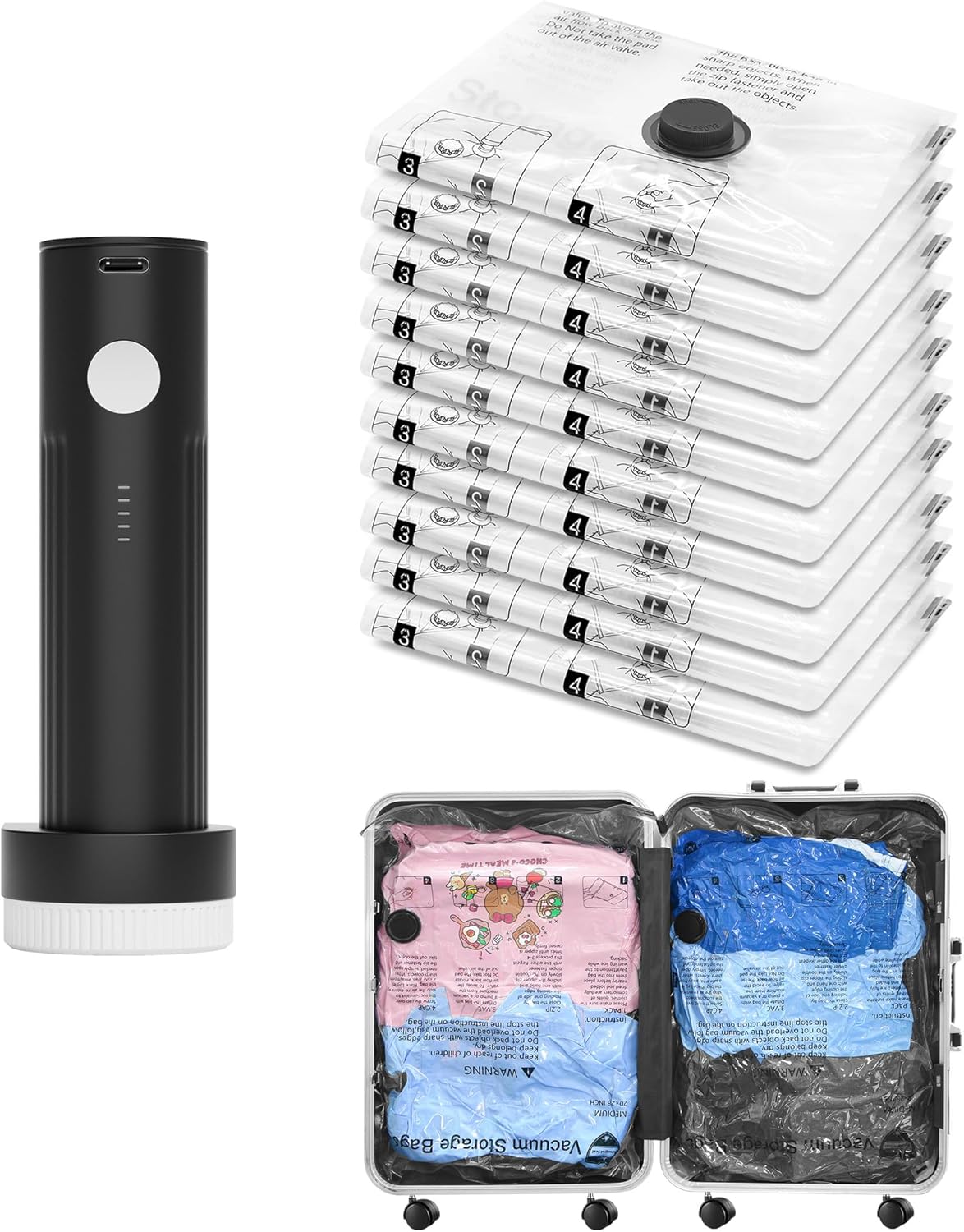 Thumbnail 5 de Vacuum Seal Bags Travel Pack