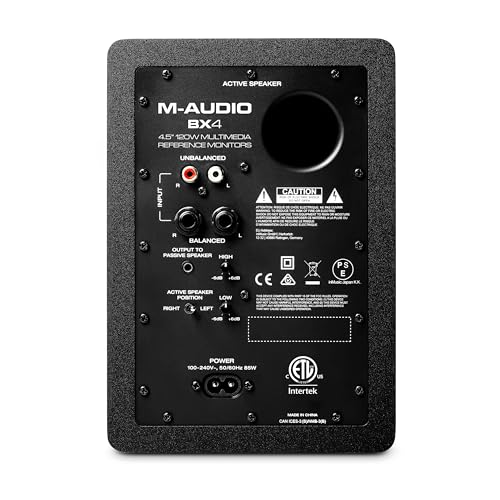 Thumbnail 9 de M-AUDIO BX4: Monitor da Studio cablati in coppia da 4,5" per scrivania