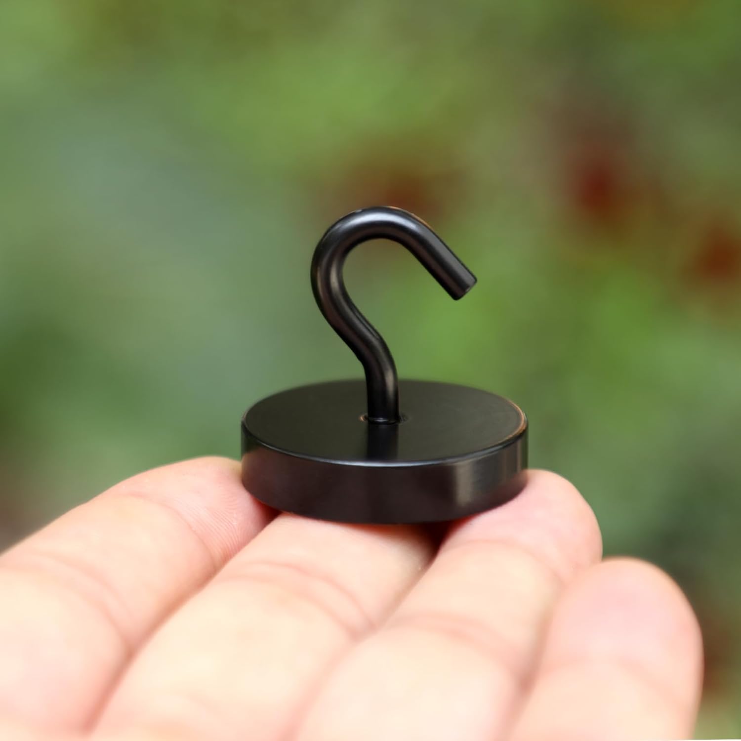 Detalle de Neosmuk NPM30X10US20240304black Magnetic Hooks, 10-Pack, Black Steel