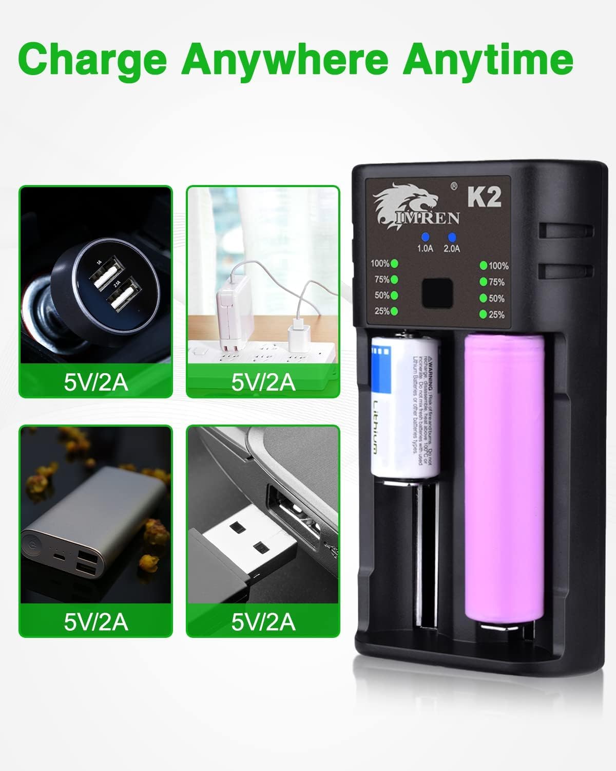 Thumbnail 6 de Imren 26650 10400 battery charger