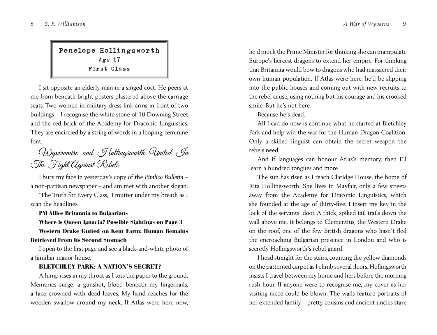 Thumbnail 3 de A WAR OF WYVERNS – boek 2, 416 pagina’s, uitgegeven door Harper Fire