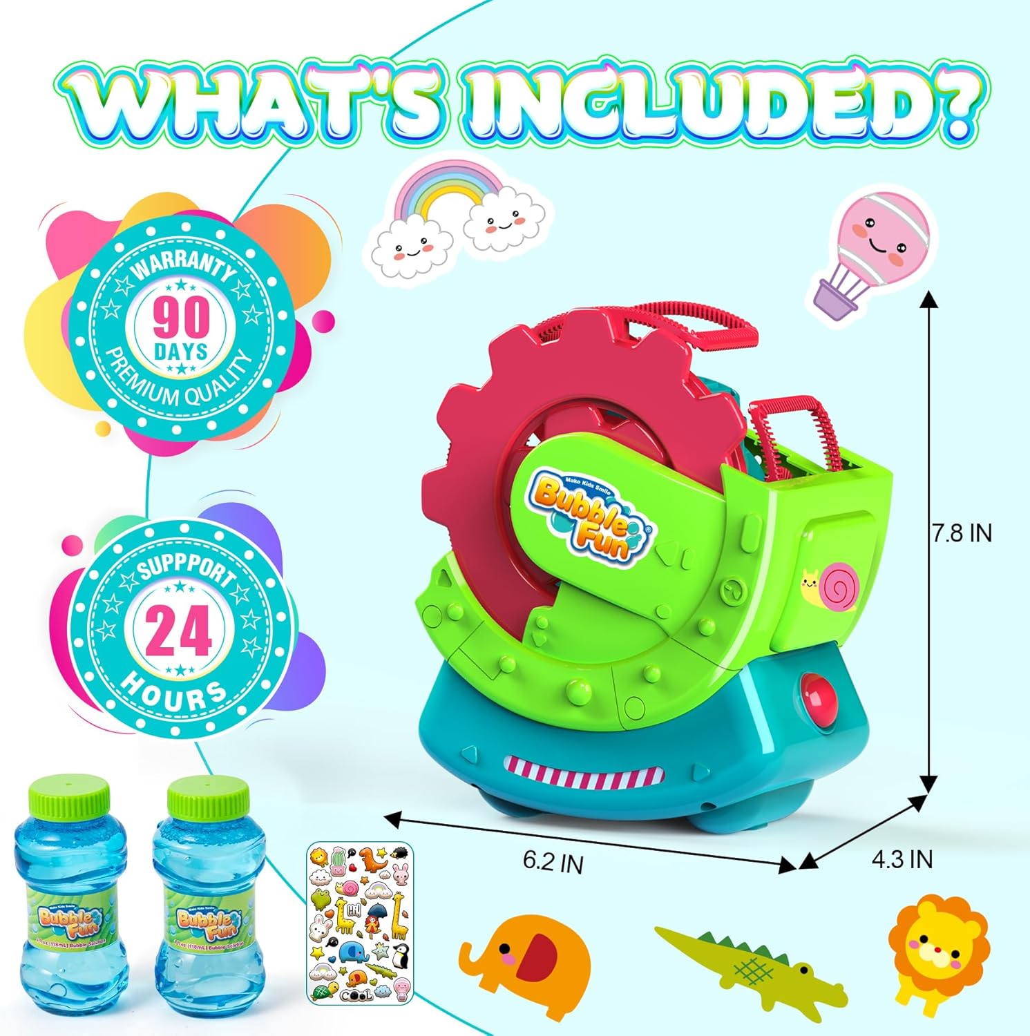 Detalle 2 de MAKE KIDS SMILE BUBBLE FUN Bubble 7 ft