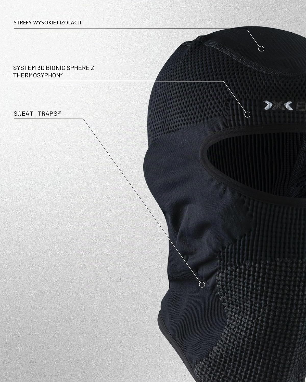 Detalle de X-Bionic STORMCAP EYE 4.0 (ND-YC27W19U) – czapka z daszkiem z izolacją