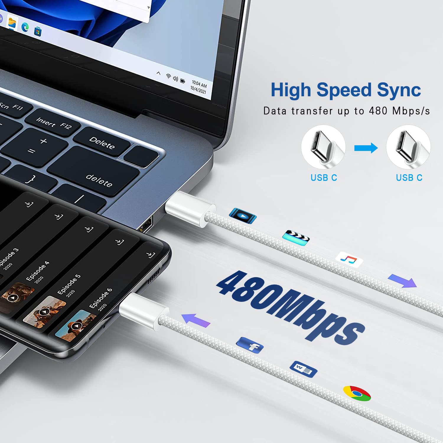 Thumbnail 5 de Blechmeki USB C Wall Charger 20W 2Pack