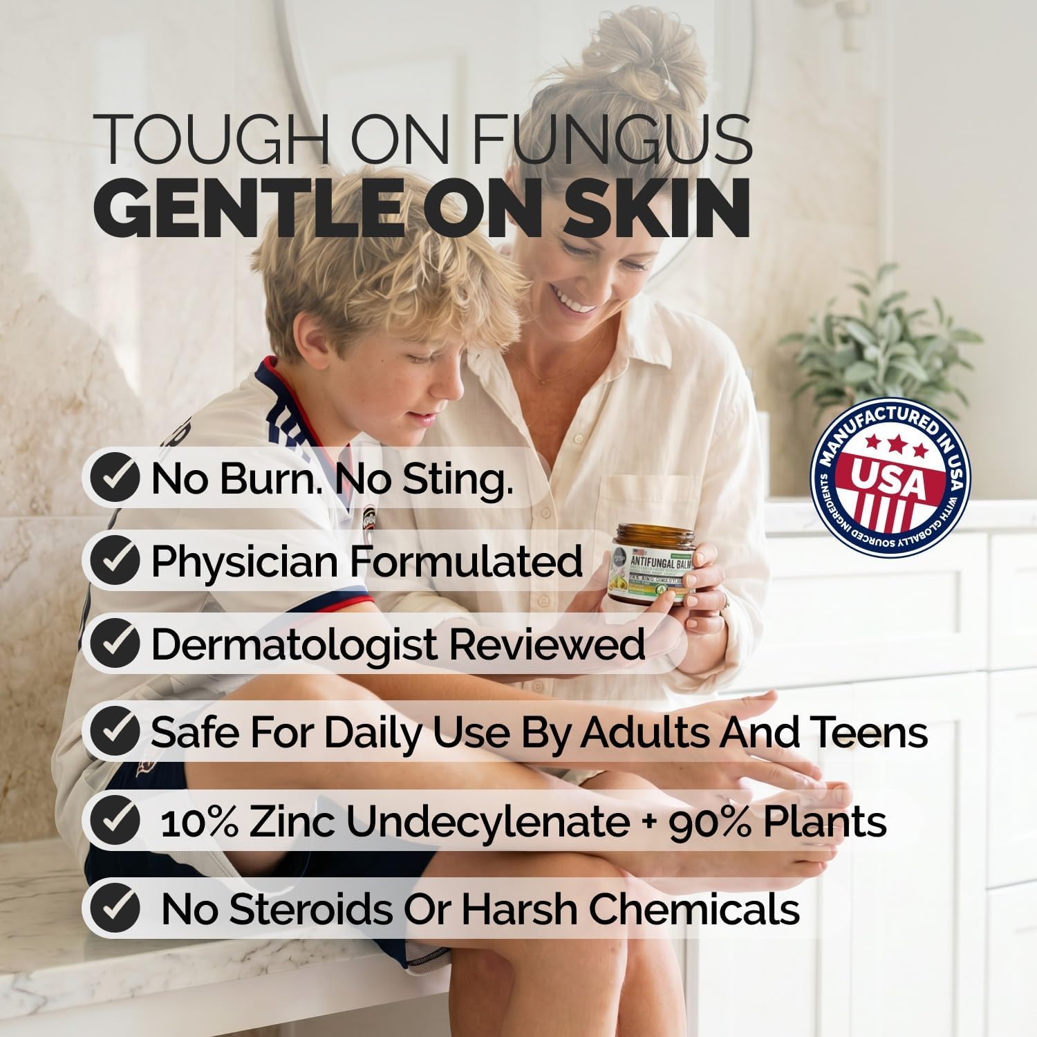 Detalle 2 de Puriya Antifungal Balm, 2 oz for Athlete’s Foot, Jock Itch & Ringworm